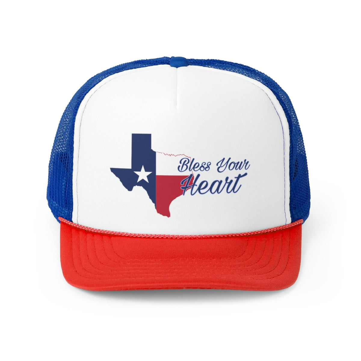 Bless Your Heart Texas State Trucker Hat - Yoga Bitch