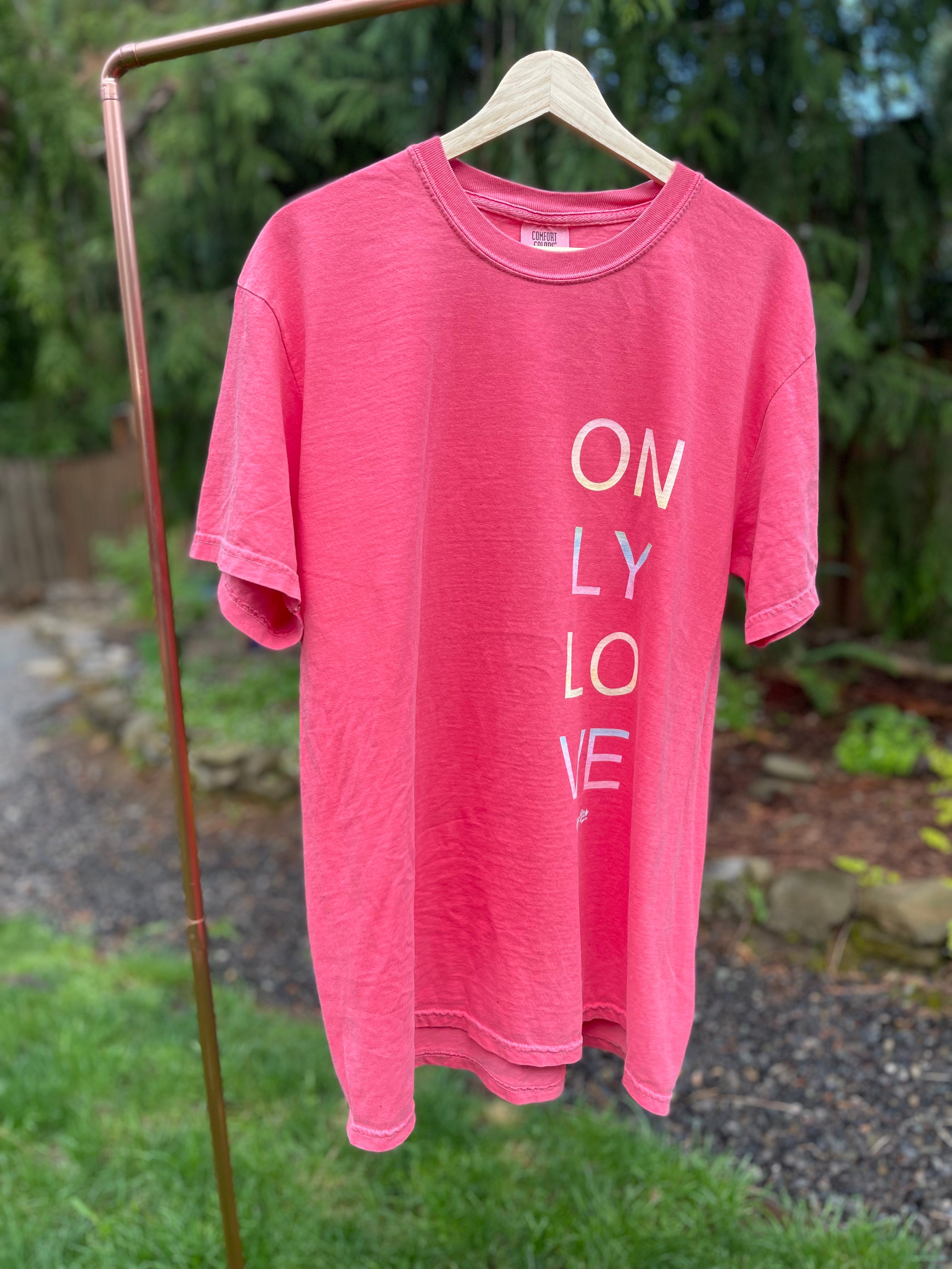ONLY LOVE 🌈 Everyday Oversized Shortsleeve Tee - Yoga Bitch