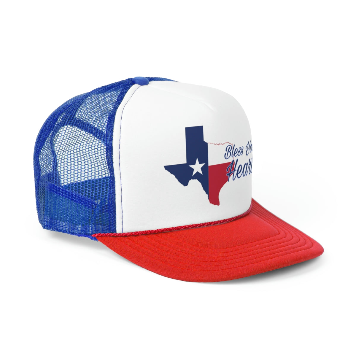 Bless Your Heart Texas State Trucker Hat - Yoga Bitch