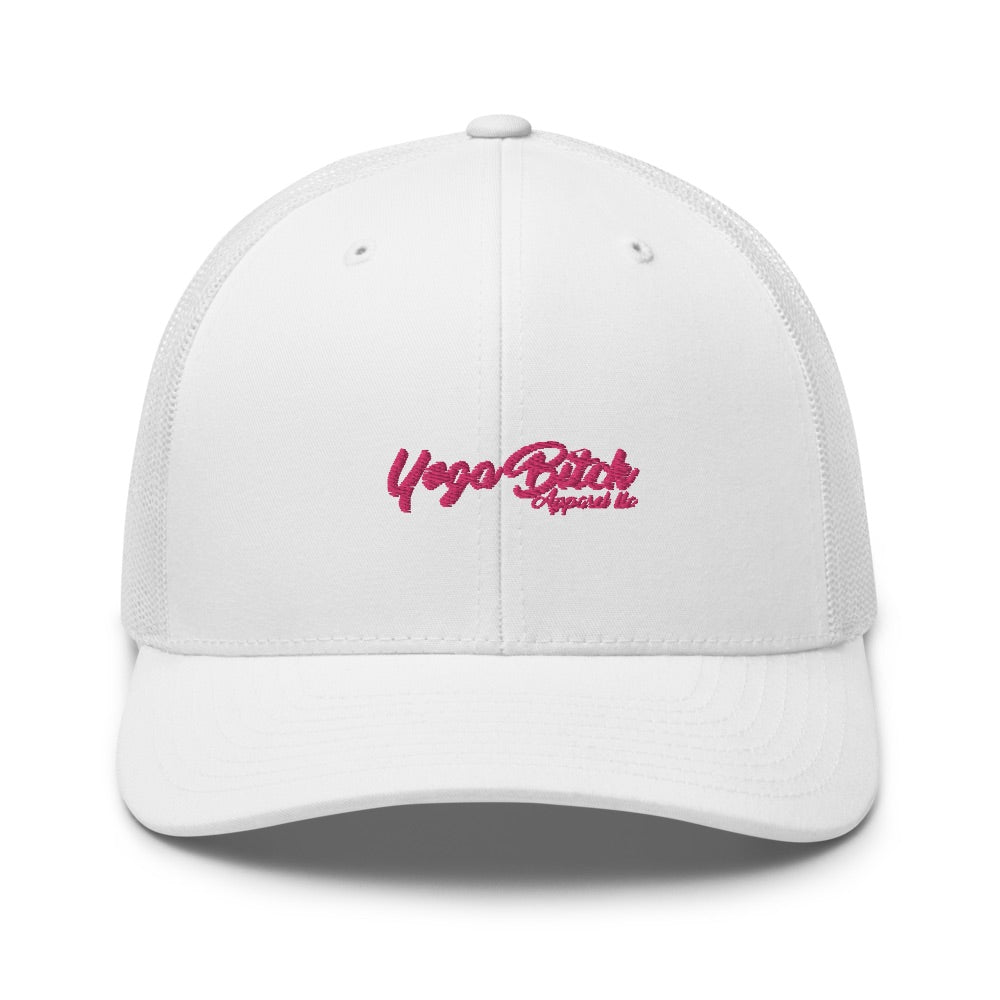 Vintage Style Trucker Hat - Yoga Bitch