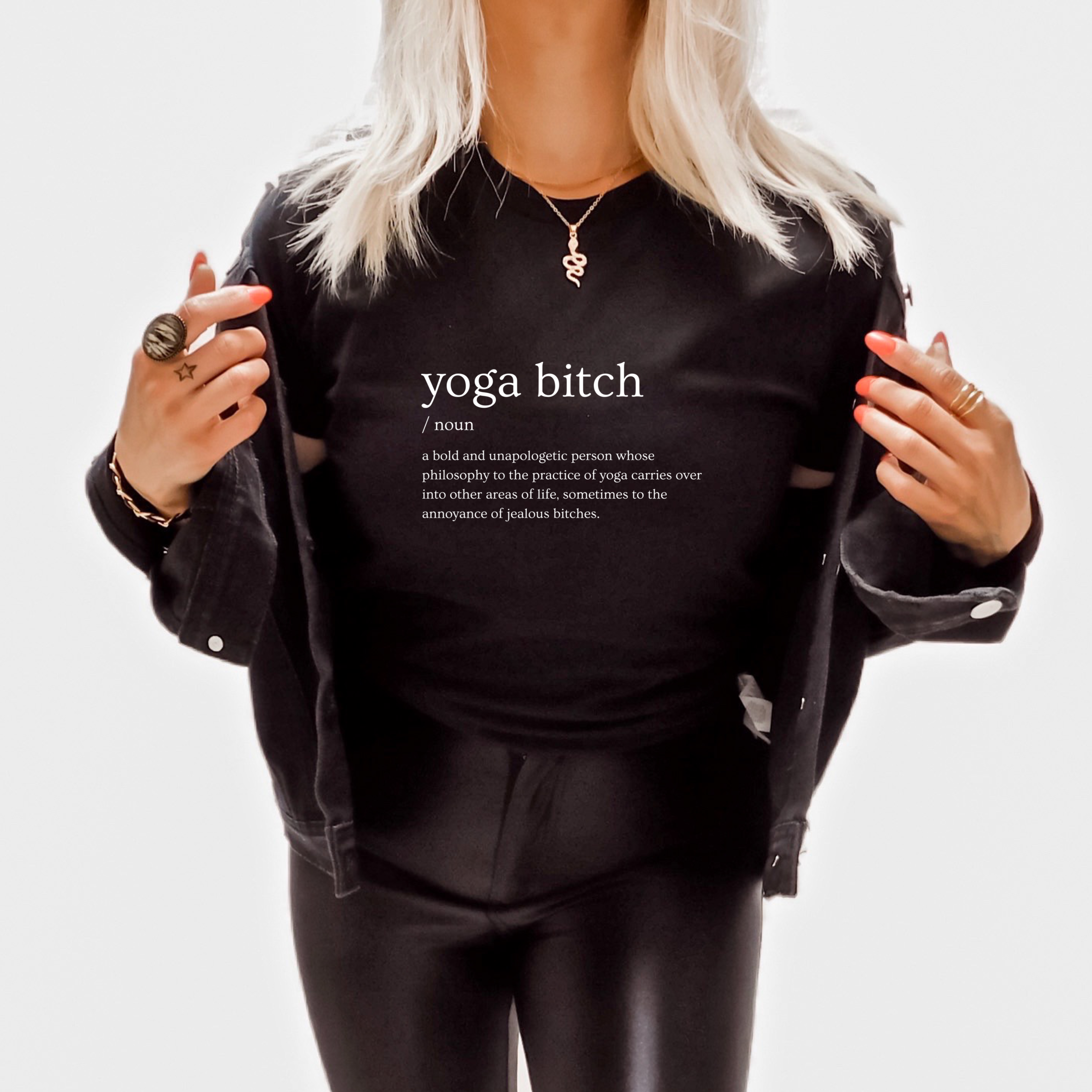 Yoga Bitch Dictionary Tee - Yoga Bitch