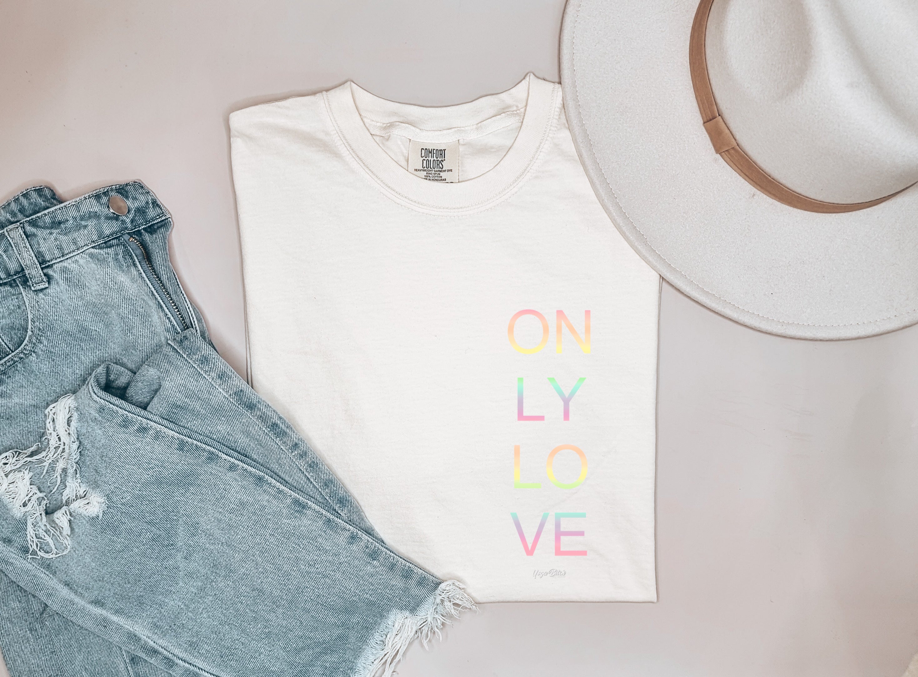 ONLY LOVE 🌈 Everyday Oversized Shortsleeve Tee - Yoga Bitch