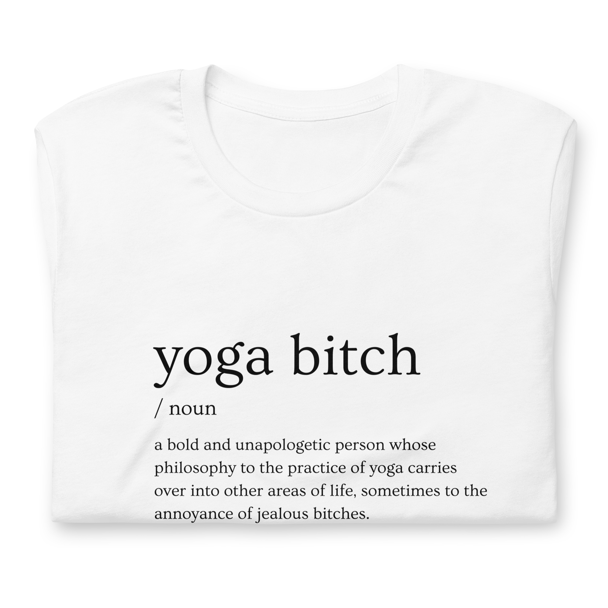 Yoga Bitch Dictionary Tee - Yoga Bitch