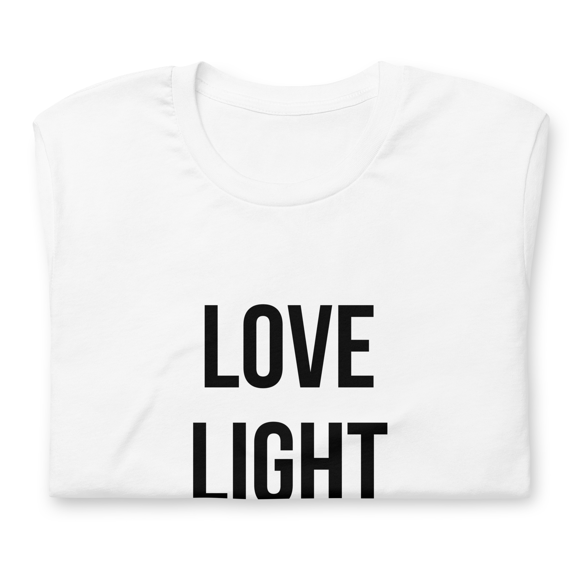 Love Light and a Little Go Fuck Yourself Loose Fit Tee - Yoga Bitch