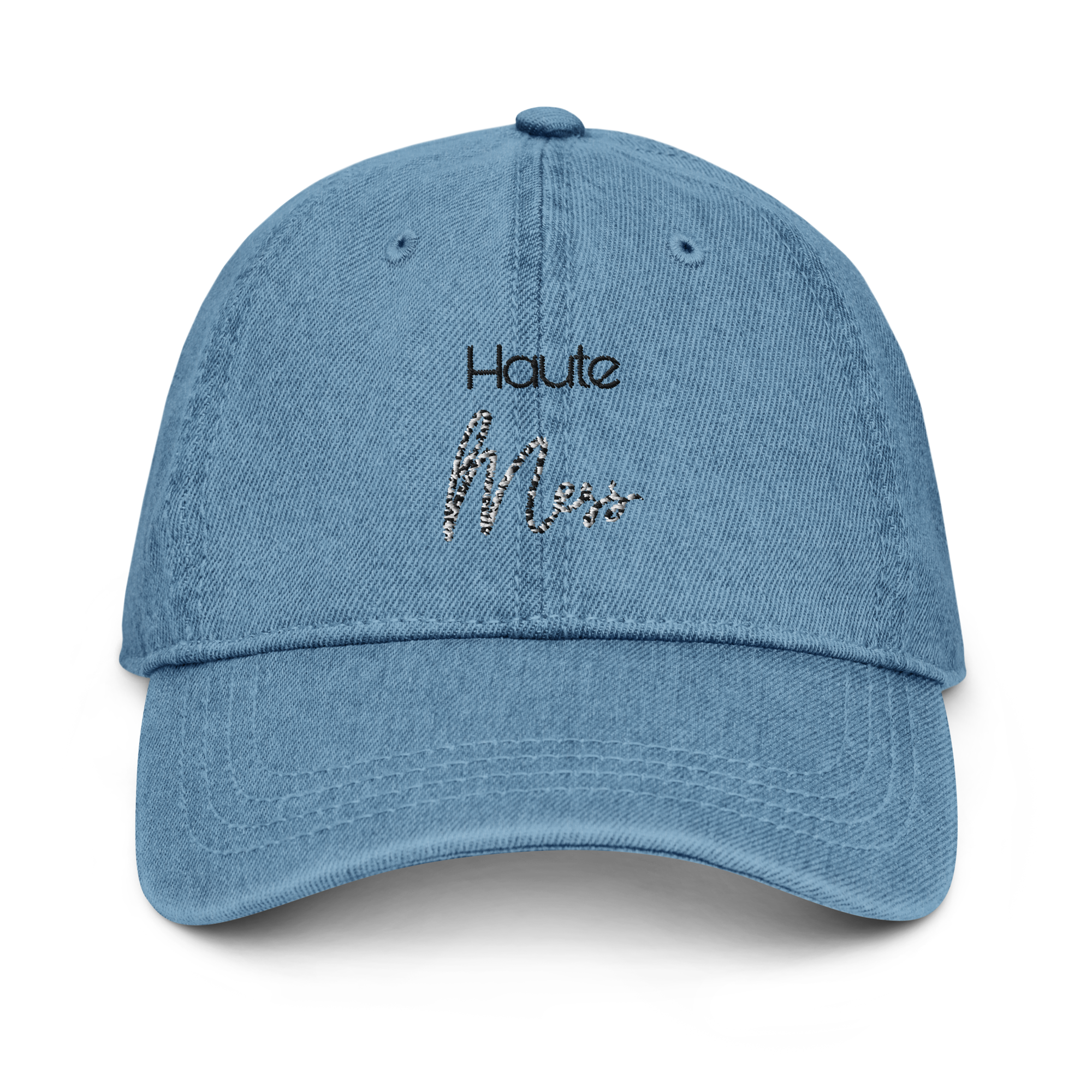 Haute Mess Embroidered Dad Cap - Yoga Bitch