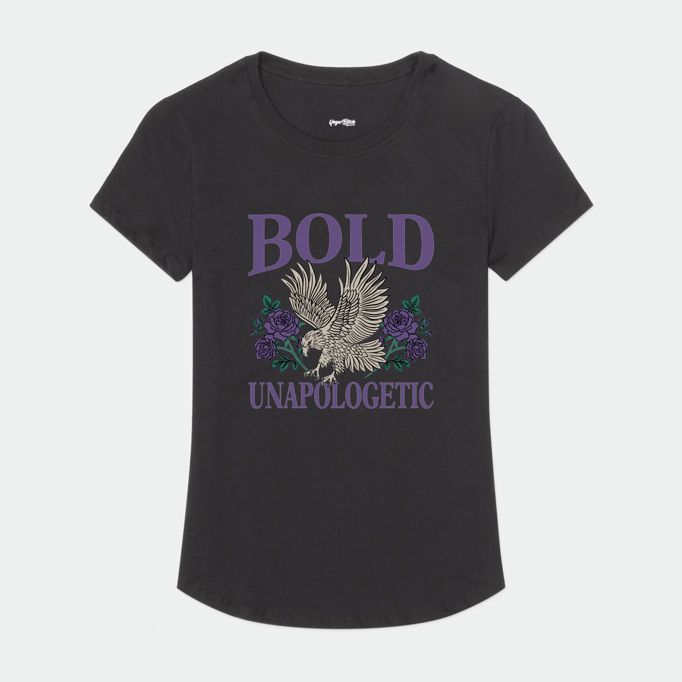 Bold and Unapologetic Dreamy Short Sleeve Tee - Yoga Bitch
